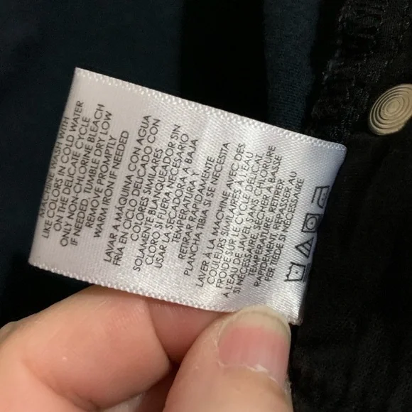 CAbi #3195 Skinny Floral Lace Paisley Blue Denim Jeans size 4 - Picture 4 of 9